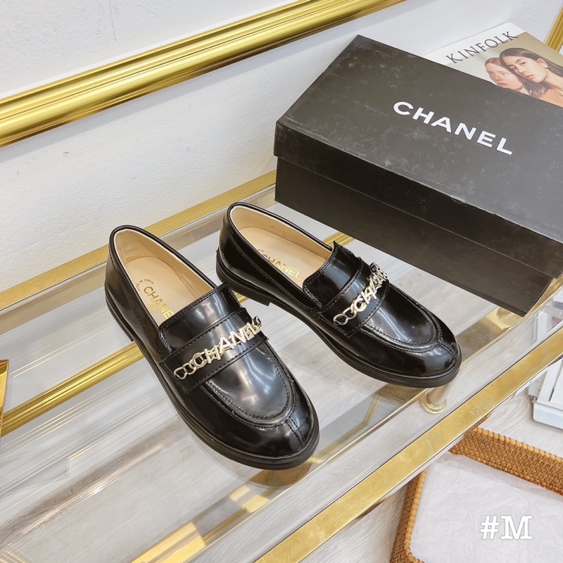 Giày da lười moca mũi tròn siêu vintage