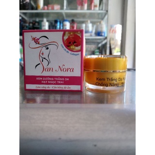 Kem dưỡng trắng da San Nora ngọc trai, linh chi đỏ, collagen