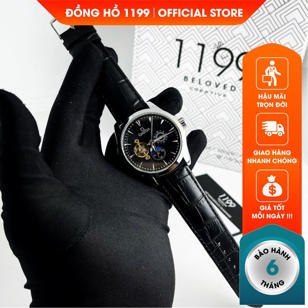 [QUÀ TẶNG]  Đồng hồ cơ - Đồng Hồ Nam Dây Da Chống Nước Chống Xước Máy Chuẩn Chất Liệu Cao Cấp 232JN - 1199 Watches | BigBuy360 - bigbuy360.vn