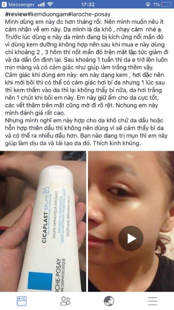 Kem dưỡng da La Roche Posay Cicaplast Baume B5,gel b5 baume,kem dưỡng ẩm phục hồi da