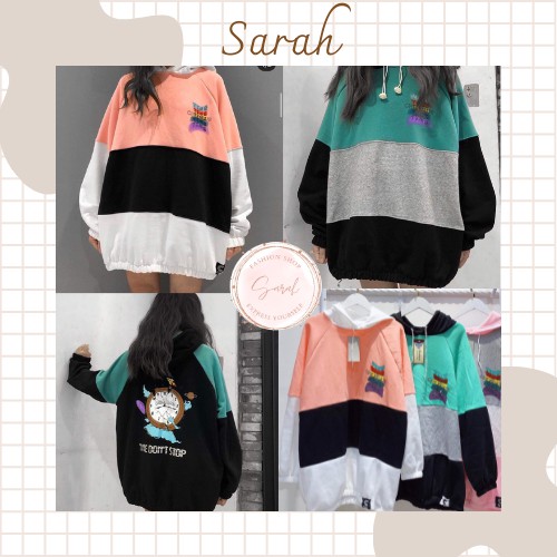 Áo Nỉ Zaclang Đồng Hồ Phong Cách Hàn Quốc Sarah Shop