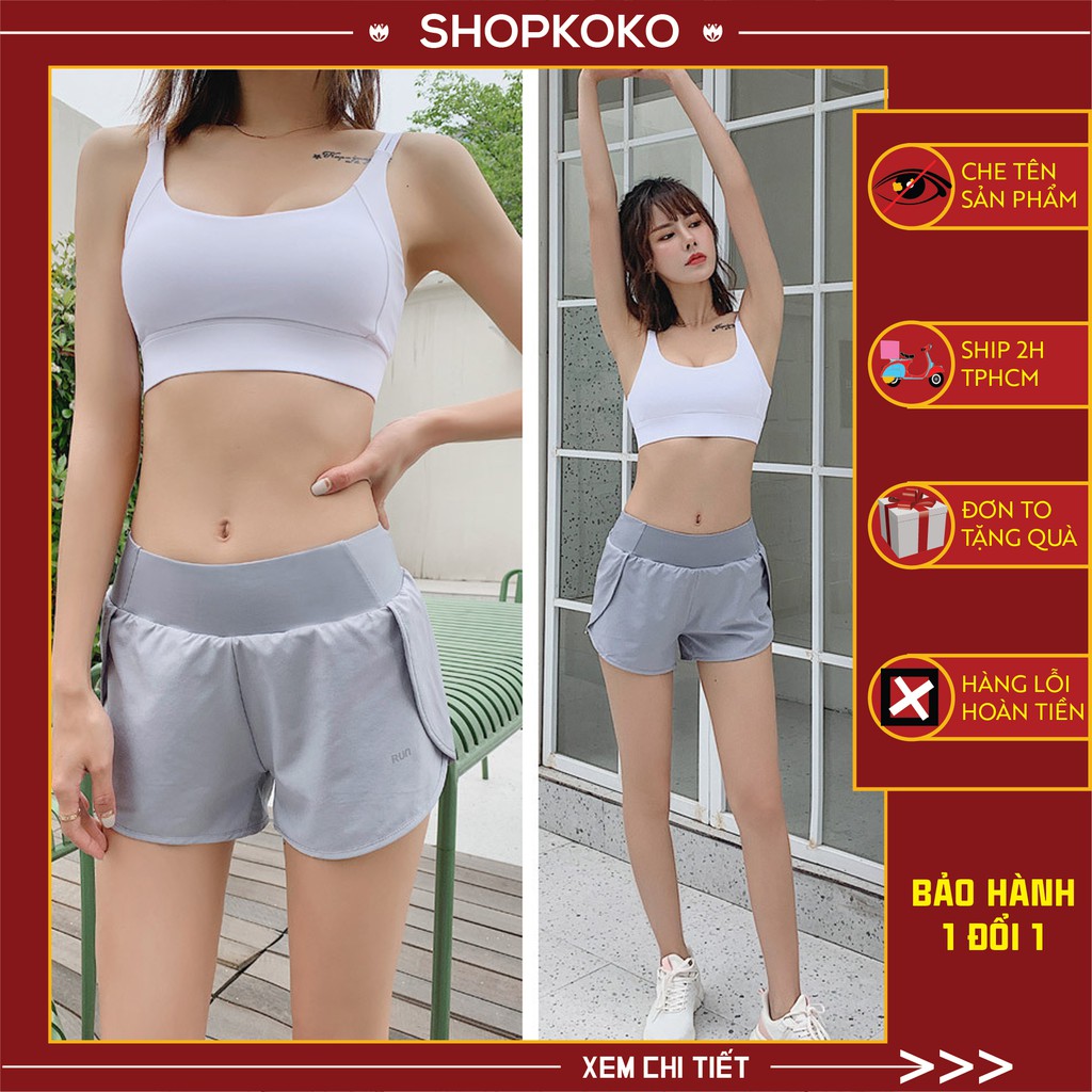 Quần Tập Gym Quần Đùi Thể Thao RUN mã Dk-046