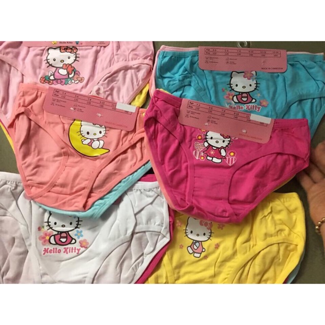 Quần chíp kitty cho bé gái( combo)