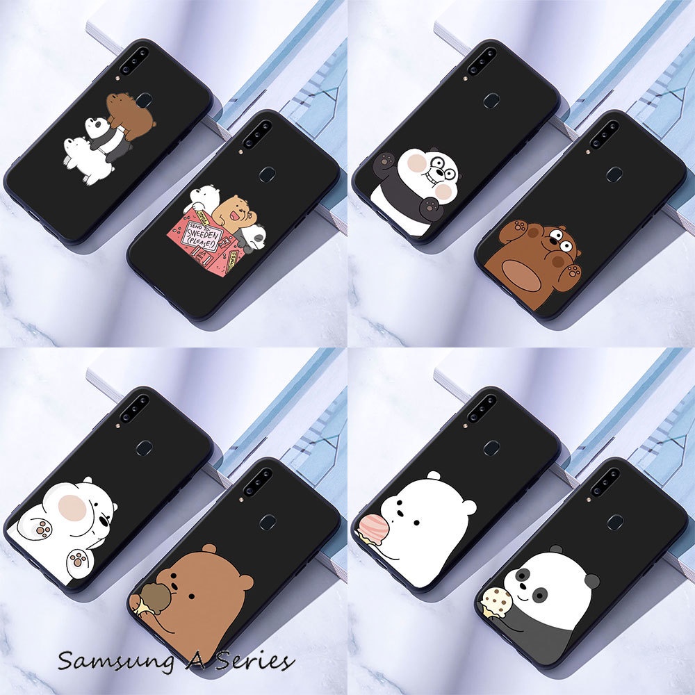 Ốp Điện Thoại In Hình Gấu Dễ Thương Cho Samsung Galaxy A10 A20 A30 A50 A10s A20s A30s A50s