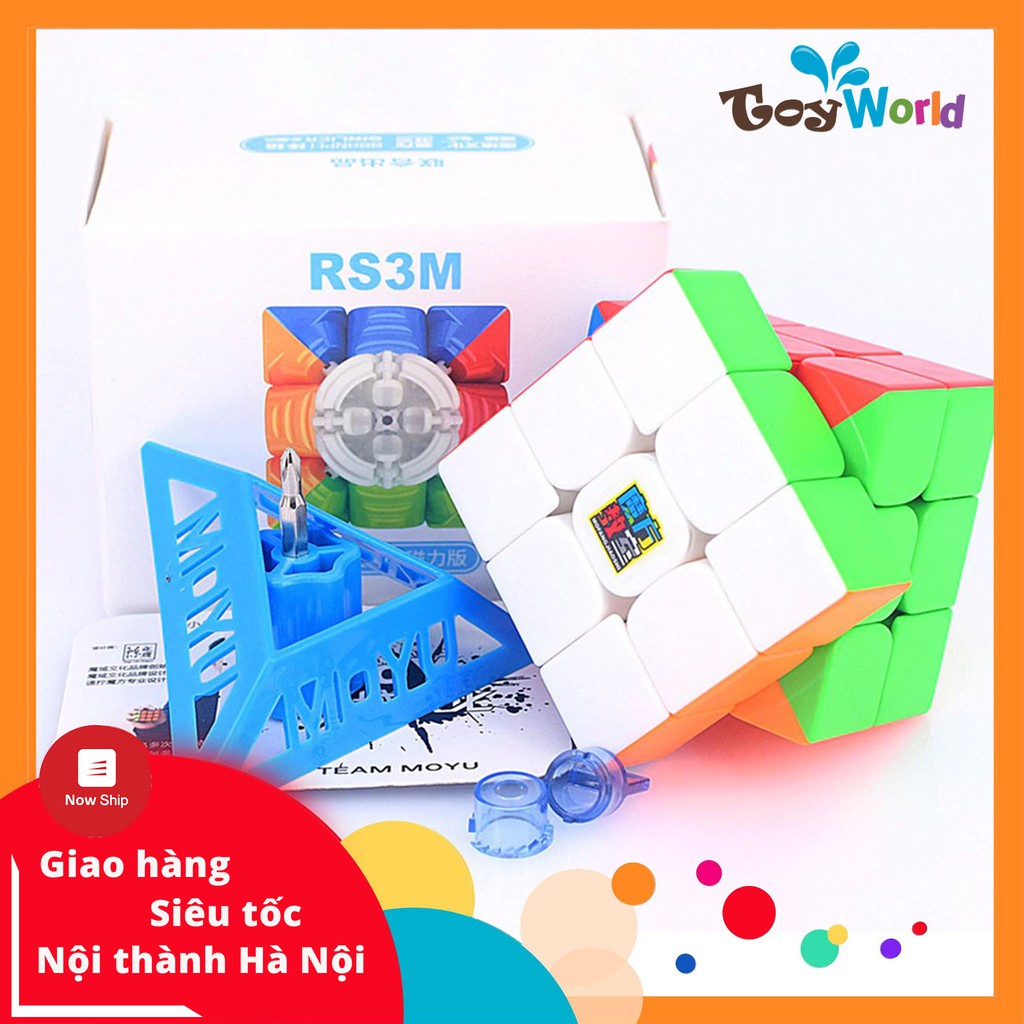 [ToyWorld] Rubik RS3M 2020 3x3 Stickerless MF3RS V3 (có nam châm hãng Mod)