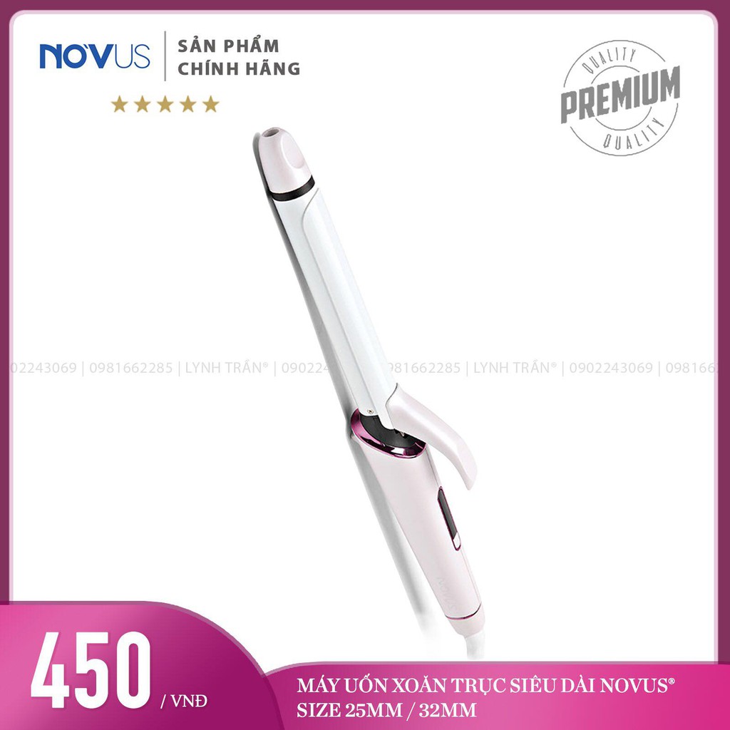 Máy uốn xoăn trục siêu dài size 25mm/32mm Novus®