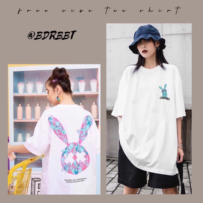 Áo thun unisex form rộng vải dày mịn cotton