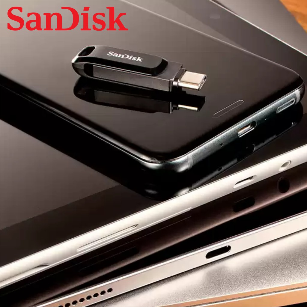 USB OTG SanDisk Ultra Dual 128GB Type-C USB 3.1 - SDDDC3-128G-G46NB - Hàng Phân Phối Chính Hãng