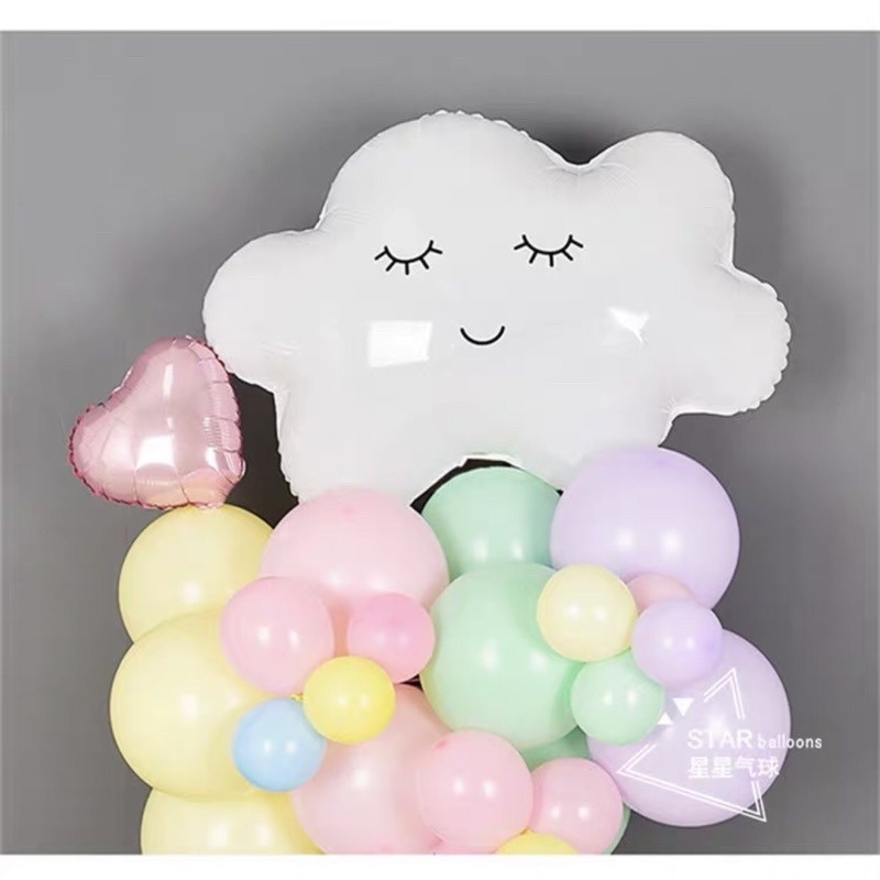 Bong Bóng Giấy Bạc Hình Thỏ Hoạt Hình Xinh Xắn