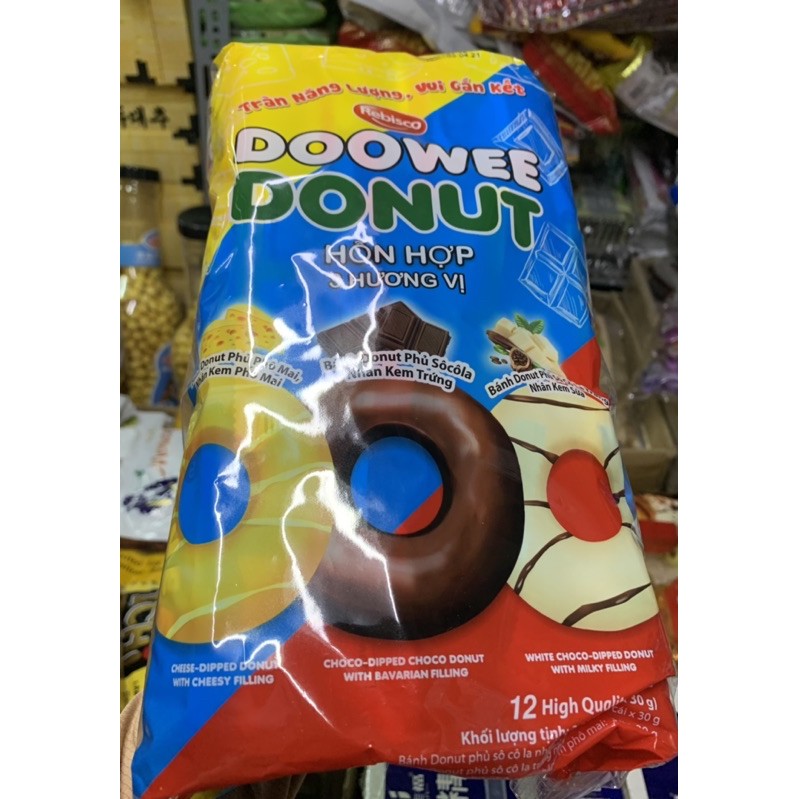 bánh doowes donut hỗn hợp có 3vị