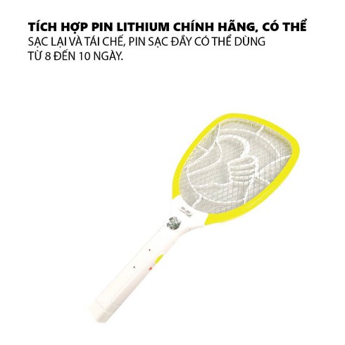 Vợt Muỗi Điện Tử Keyang Ky-3025 Hình Nắm Đấm Chống Giật