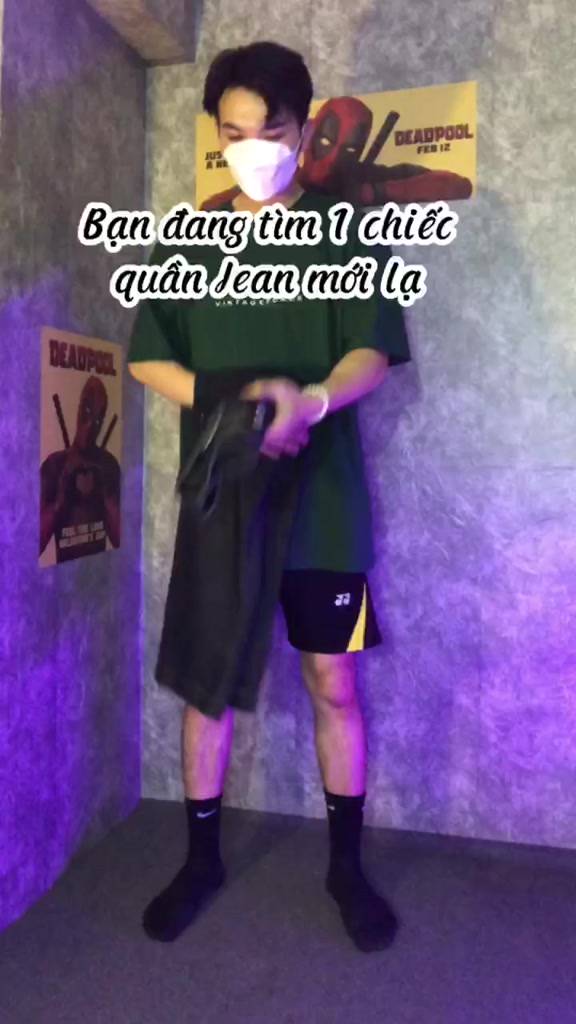 Quần jean nam baggy ống rộng, suông màu đen trơn, form đứng chuẩn phong cách Hàn Quốc | BigBuy360 - bigbuy360.vn