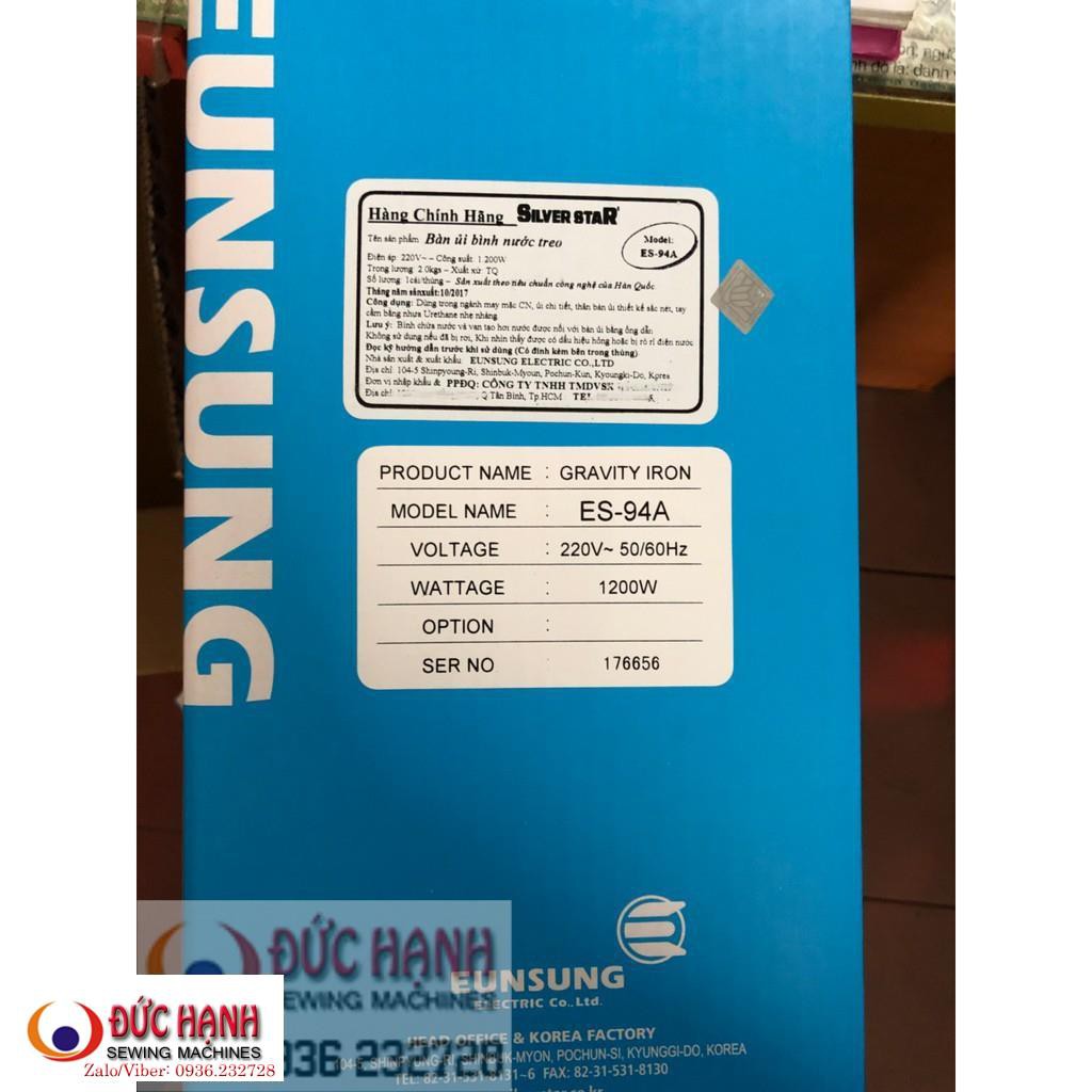 Bàn ủi, bàn là hơi nước công nghiệp ES94 chính hãng Hàn Quốc ( tặng 1 mặt nạ chống bóng )