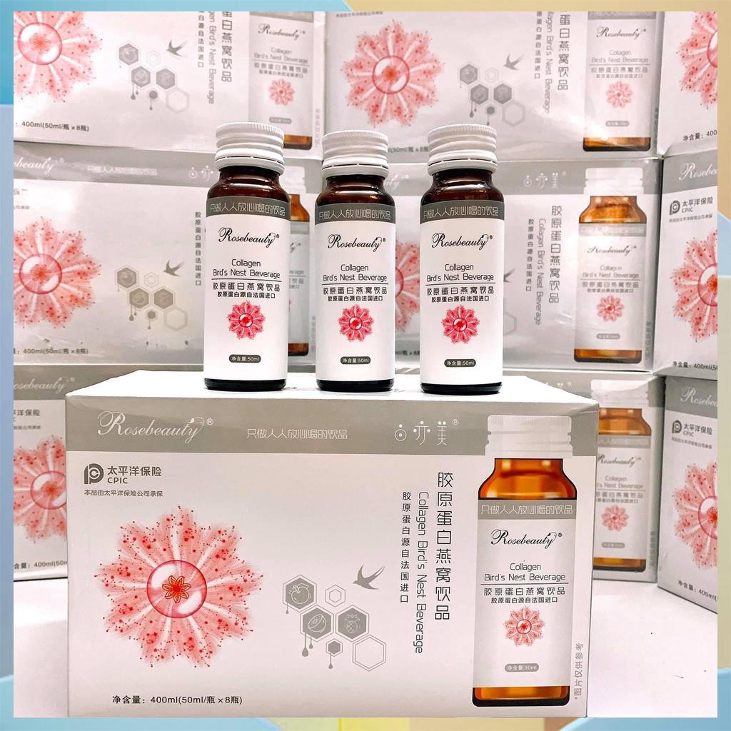 collagen yến rose beauty chính hãng ( 8 Lọ)