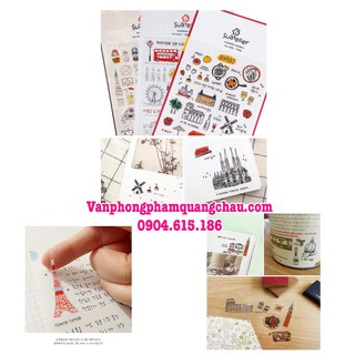 Hình dán trang trí - Sticker Suatelier (01 tấm)