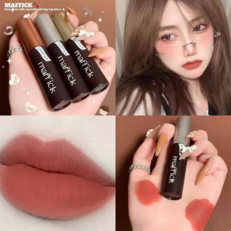 (Hàng Mới Về) Son Môi Chống Thấm Nước Lâu Trôi Với Nhiều Tông Màu Hợp Thời Trang Tùy Chọn