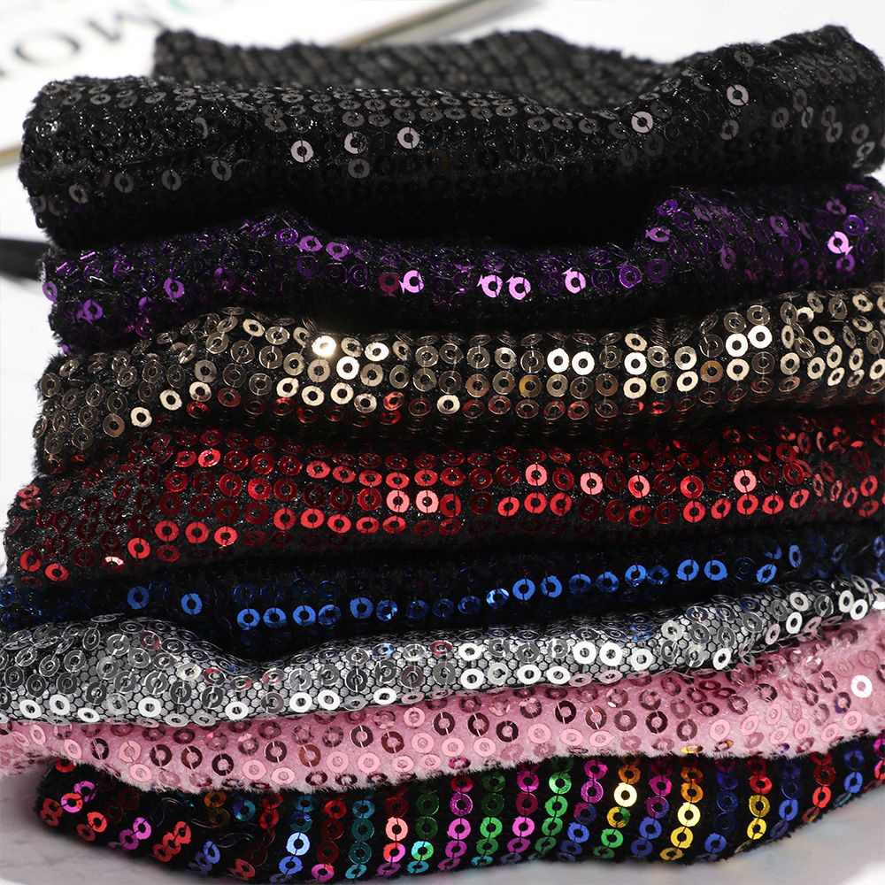 Nón Đội Chống Bụi Bằng Cotton Đính Kim Sa Lấp Lánh Thời Trang Dành Cho Nam Nữ