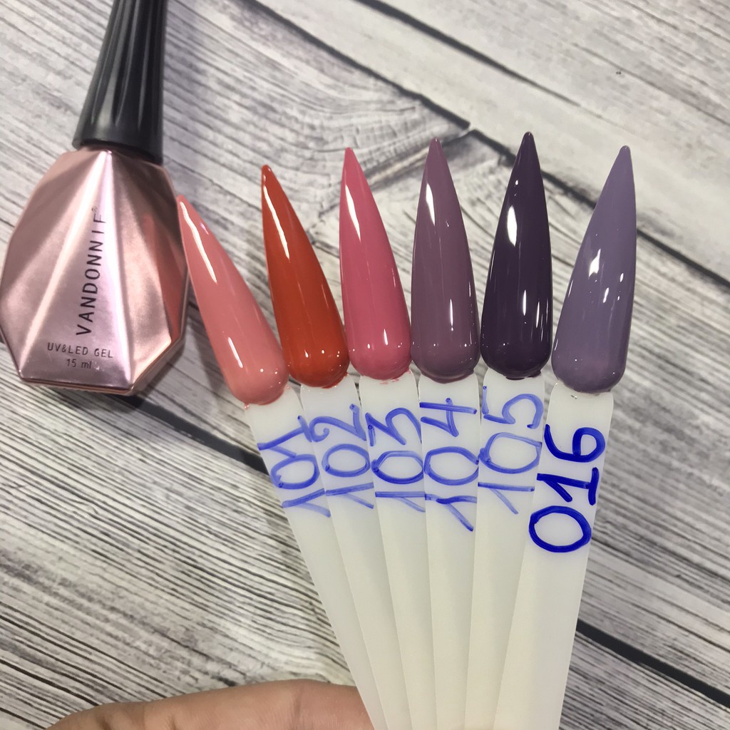 Sơn gel VANDONNIE bảng màu 016-101 Thiên Di Nail