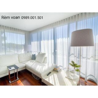 Rèm - Vải  voan trơn trang trí