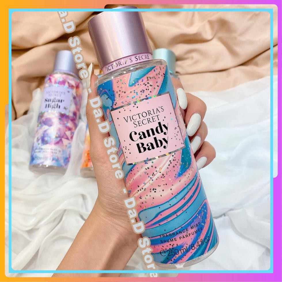 Body Mist 🍭 FREEShip Đơn 250k 🍭 Xịt Toàn Thân VICTORIA'S SECRET 250ML - Chính Hãng - Xịt Thơm Body Mist Hương Hoa Quả | Thế Giới Skin Care