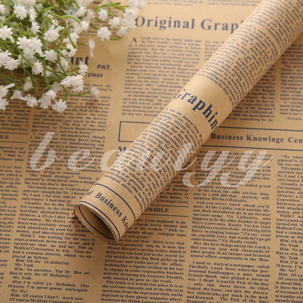 Giấy Kraft Gói Quà Phong Cách Retro