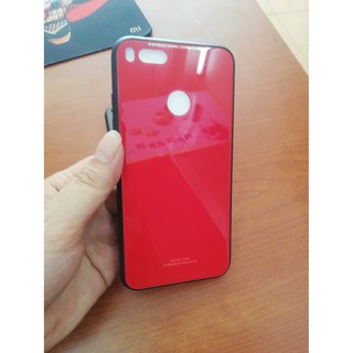 Ốp lưng điện thoại Xiaomi Mi A1 viền dẻo đen lưng kính