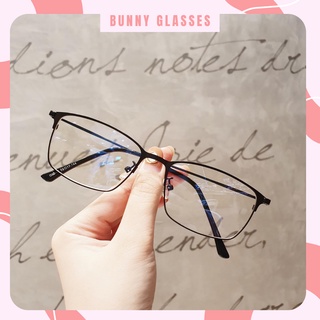 Gọng Kính Cận Kim Loại Mảnh Mắt Vuông Nam Nữ 9042 Gọng Kính Mắt Bunny đeo thời trang hoặc thay cận