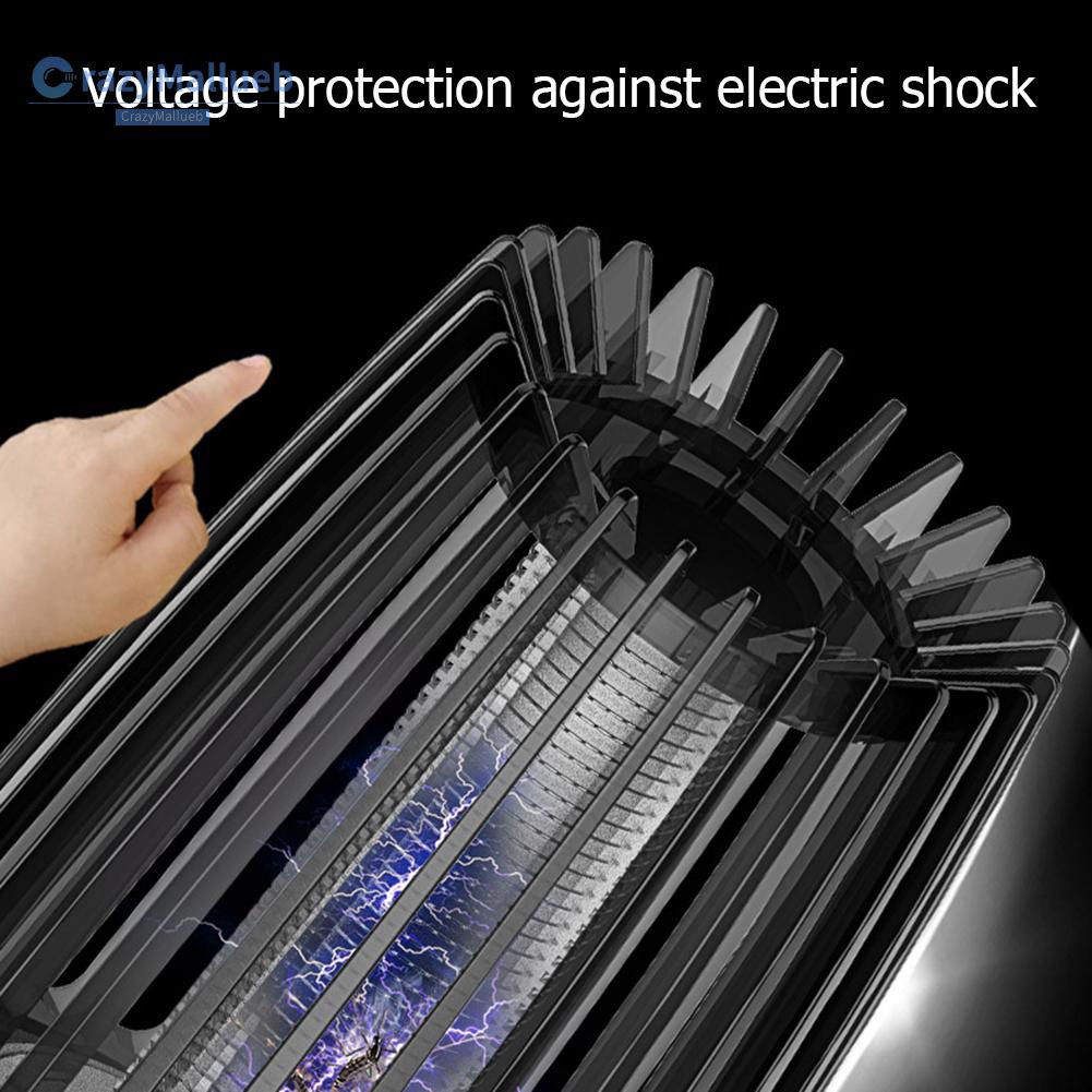 Crazymallueb❤Electric Mosquito Killer Light Photocatalysis Fly Bug Insects Zapper Lamp❤Lighting