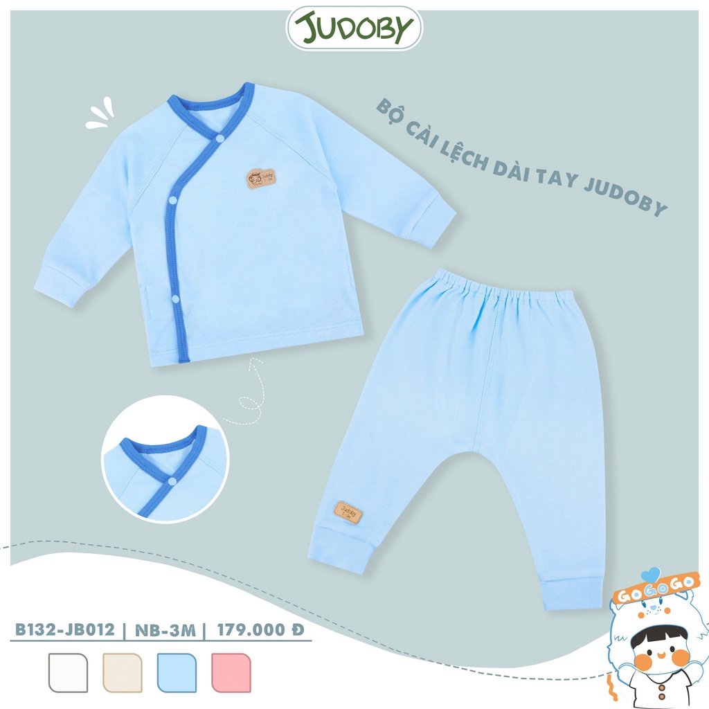 Bộ sơ sinh dày cài lệch Dokma JB012