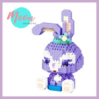 Xếp hình lego thỏ Stella Lou Disney - Miniblock Thỏ Stella Lou size M