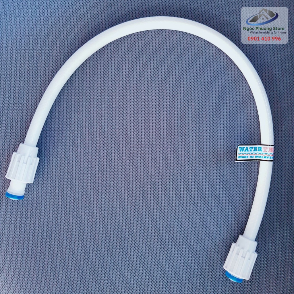 Dây cấp nước lạnh WATERTEC nhập khẩu MALAYSIA nhựa ABS cao cấp, độ dài 40cm và 60cm - Mã WT001Y và WT001Z
