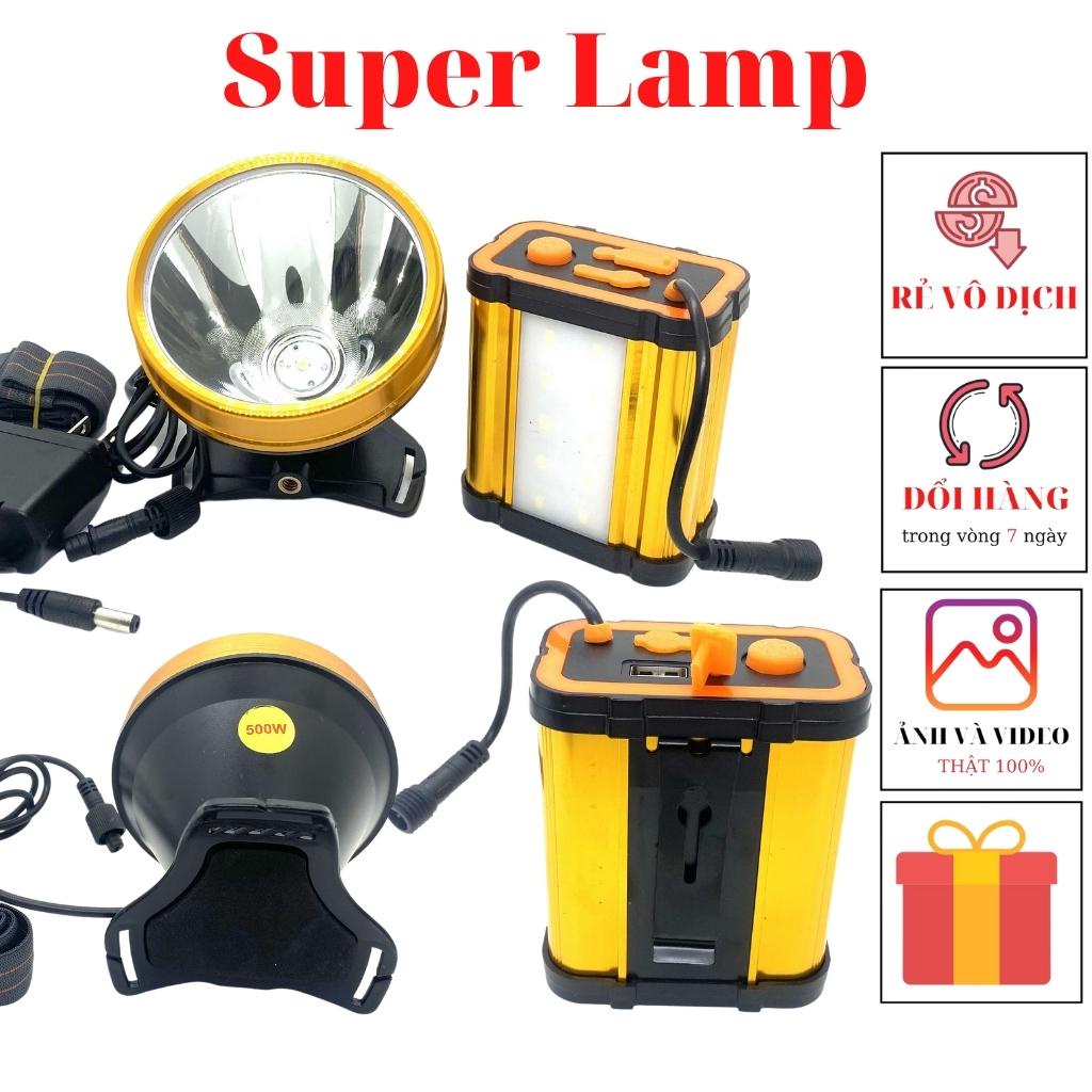 Đèn pin siêu sáng pin rời mã T6 300W siêu sáng pin khủng 20h sáng