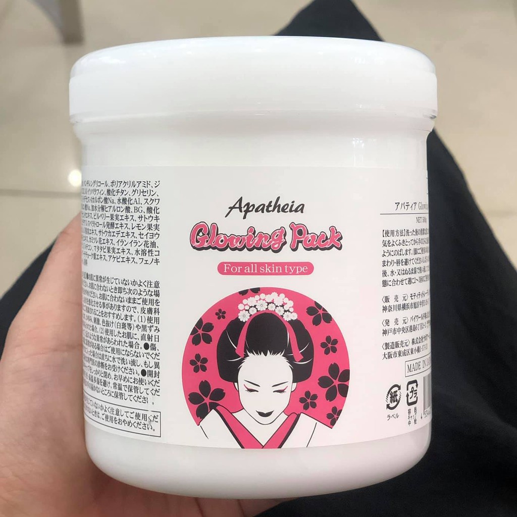 Ủ trắng cô gái Nhật  Apatheia Glowing Pack 500gr | BigBuy360 - bigbuy360.vn
