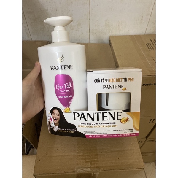 Dầu Gội Pantene Ngăn Rụng Tóc Chai 650gr tặng