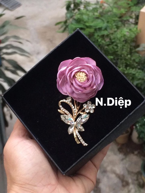 Hoa cài áo cao cấp