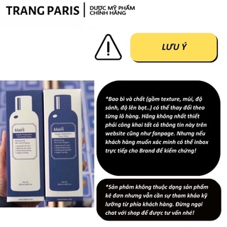 [Chuẩn auth 100%, đủ bill, đi air ✈️] Klairs Supple Preparation Toner