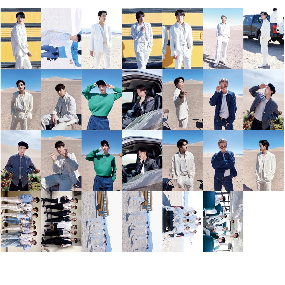 Hộp 55 Ảnh Thẻ LOMO Nhóm Nhạc BTS 2022