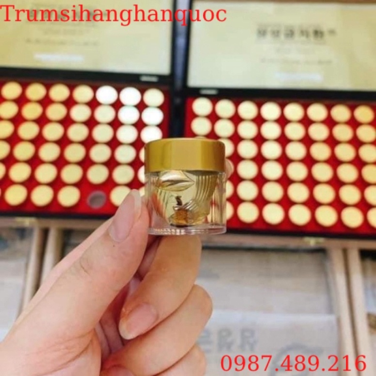 [MẪU HỘP MỚI NỘI ĐỊA ] An Cung Ngưu Hoàng Hàn Quốc, Hộp Gỗ 60 Viên [DATE MỚI 2024] [ Hàng Mới Về ]