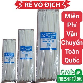 Dây rút nhựa các cỡ trắng, đen ( 5cm - 30cm )