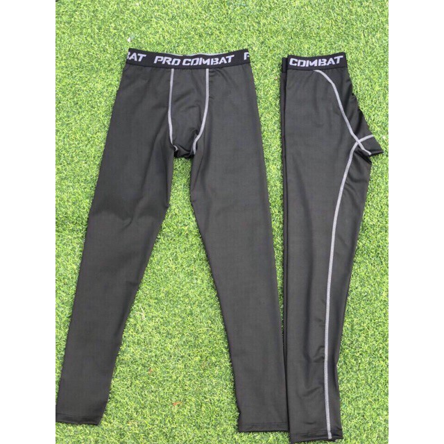 QUẦN GIỮ NHIỆT PRO COMBAT QUẦN LEGGING TẬP GYM BÓNG ĐÁ BÓNG RỔ HÀNG CAO CẤP