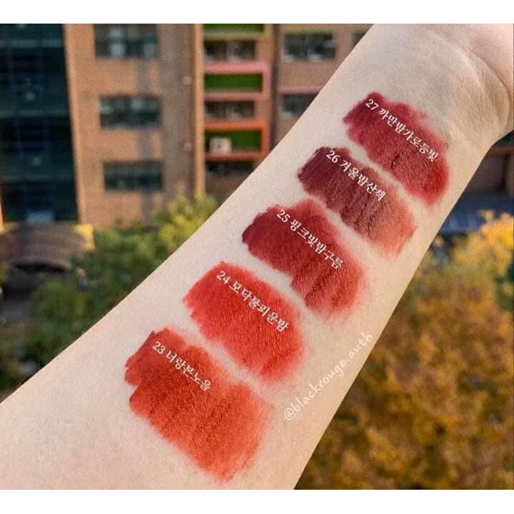 Son kem lì Black Rouge Air Fit Velvet Tint Ver5 - Black rouge A23 / A24 / A25 / A26 / A27