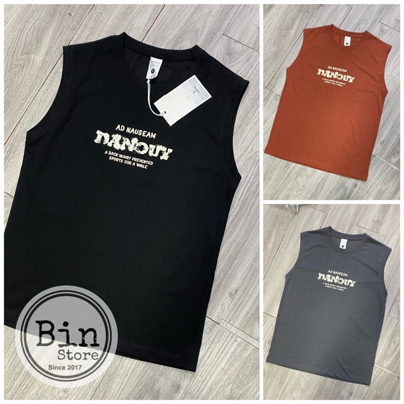 Áo thun cổ tròn 3 lỗ tanktop in chữ 1159, áo 3 lỗ nam thời trang,thun sát nách đẹp phong cách