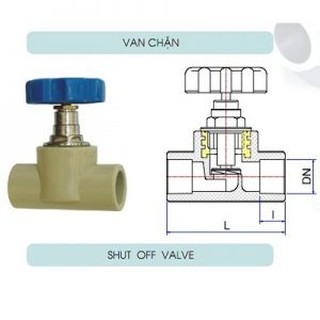Van chặn 50 PPR Tiền Phong