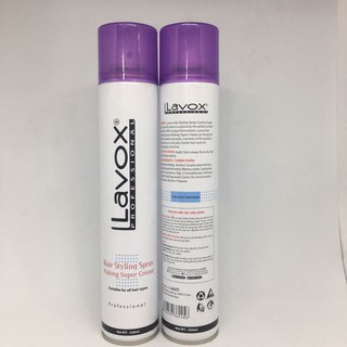 Keo tạo kiểu tóc mềm Lavox 420ml