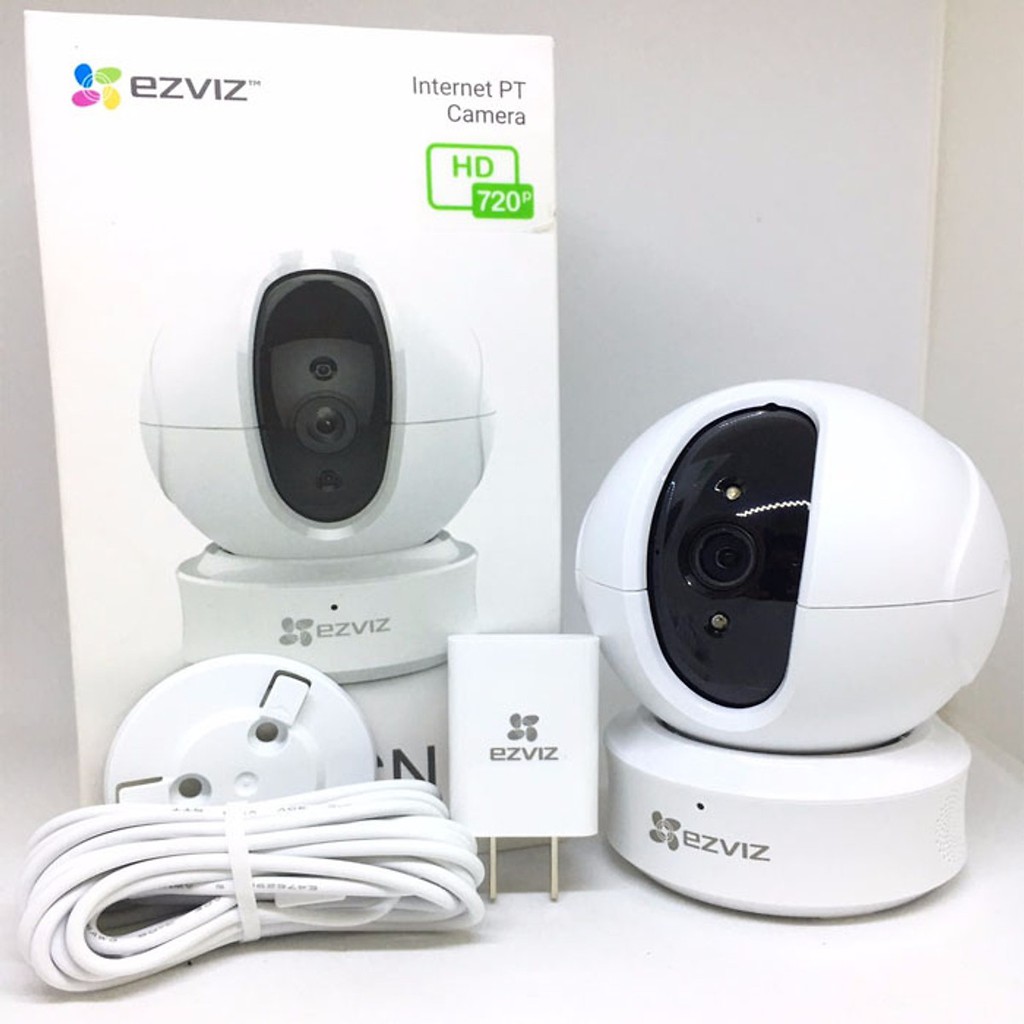 Camera Wifi Ezviz CV246 720p̣- C6CN 720p HD xoay 360 độ - Hàng chính hãng bảo hành 24 tháng