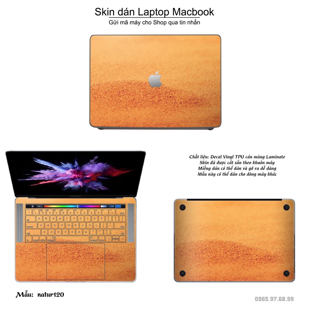 Skin dán Macbook mẫu thiên nhiên (đã cắt sẵn, inbox mã máy cho shop)