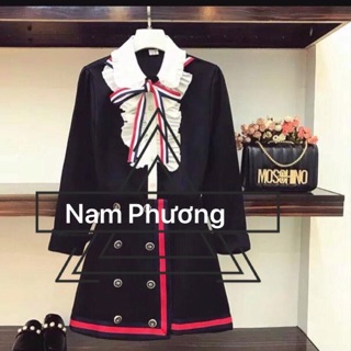 Set chân váy kèm áo tiểu thư