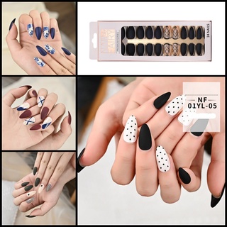[Hàng mới về] Set 24 / 24 Móng Tay Giả Trang Trí Xinh Xắn