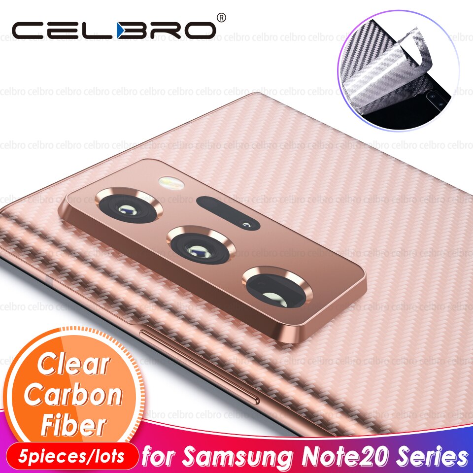 Miếng Dán Sợi Carbon Trong Suốt Cho Samsung Galaxy Note 20 Ultra Note20 Note20