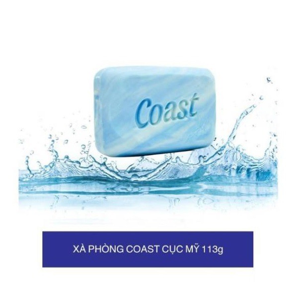 Lốc 8 Xà Bông Cục Coast 113g - Refreshing Deodorant Soap